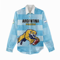 Custom Rugby Argentina Women Casual Shirt Pumitas Go Champions