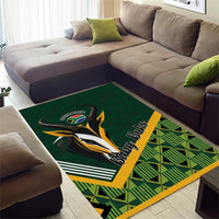 Rugby South Africa Area Rug Baby Boks Go Champions