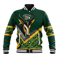 Custom Rugby South Africa Baseball Jacket Baby Boks Go Champions