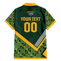 Custom Rugby South Africa Family Matching Mermaid Dress and Hawaiian Shirt Baby Boks Go Champions