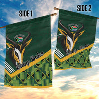Rugby South Africa Garden Flag Baby Boks Go Champions