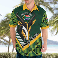 Custom Rugby South Africa Hawaiian Shirt Baby Boks Go Champions