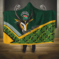 Rugby South Africa Hooded Blanket Baby Boks Go Champions