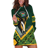 Custom Rugby South Africa Hoodie Dress Baby Boks Go Champions