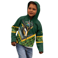 Custom Rugby South Africa Kid Hoodie Baby Boks Go Champions