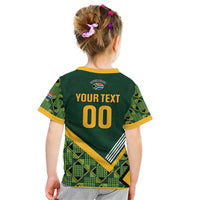 Custom Rugby South Africa Kid T Shirt Baby Boks Go Champions