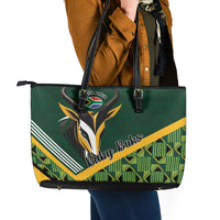Rugby South Africa Leather Tote Bag Baby Boks Go Champions