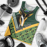 Custom Rugby South Africa Men Tank Top Baby Boks Go Champions