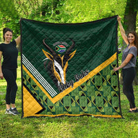 Rugby South Africa Quilt Baby Boks Go Champions