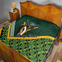 Rugby South Africa Quilt Baby Boks Go Champions