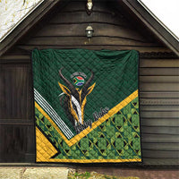 Rugby South Africa Quilt Baby Boks Go Champions