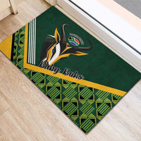 Rugby South Africa Rubber Doormat Baby Boks Go Champions