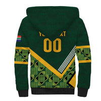 Custom Rugby South Africa Sherpa Hoodie Baby Boks Go Champions