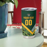 Custom Rugby South Africa Tumbler Cup Baby Boks Go Champions