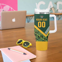 Custom Rugby South Africa Tumbler With Handle Baby Boks Go Champions