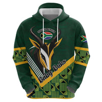 Custom Rugby South Africa Zip Hoodie Baby Boks Go Champions