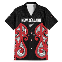 Custom Rugby New Zealand Family Matching Mermaid Dress and Hawaiian Shirt Baby Black Go Champions