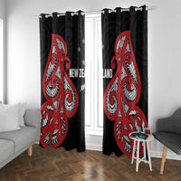 Rugby New Zealand Window Curtain Baby Black Go Champions