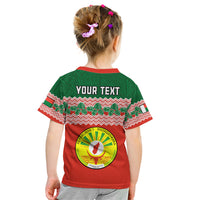 Personalised Madagascar Kid T Shirt Madagasikara Seal Baobab African Pattern - Wonder Print Shop