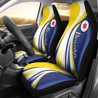 Boneiru Flag Stylized Car Seat Cover