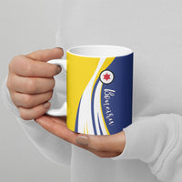 Personalized Boneiru Flag Stylized Ceramic Mug