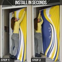 Personalized Boneiru Flag Stylized Door Cover