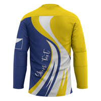 Personalized Boneiru Flag Stylized Hockey Jersey