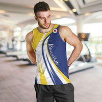 Personalized Boneiru Flag Stylized Men Tank Top