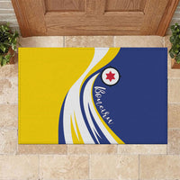Boneiru Flag Stylized Rubber Doormat