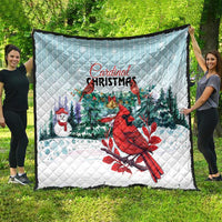 Cardinal Christmas Quilt Snowflake Xmas Tree - Wonder Print Shop