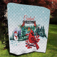 Cardinal Christmas Quilt Snowflake Xmas Tree - Wonder Print Shop