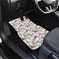 Cardinal Christmas White Car Mats Xmas Pattern - Wonder Print Shop