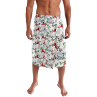 Cardinal Christmas White Lavalava Xmas Pattern - Wonder Print Shop
