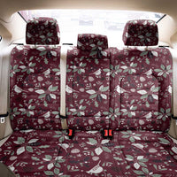 Cardinal Christmas Wine Red Back Car Seat Cover Xmas Pattern - Wonder Print Shop