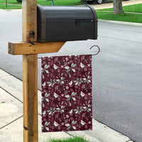 Cardinal Christmas Wine Red Garden Flag Xmas Pattern - Wonder Print Shop