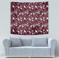 Cardinal Christmas Wine Red Tapestry Xmas Pattern - Wonder Print Shop