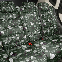 Cardinal Christmas Green Back Car Seat Cover Xmas Pattern - Wonder Print Shop
