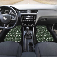 Cardinal Christmas Green Car Mats Xmas Pattern - Wonder Print Shop