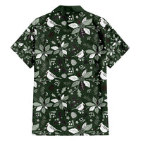 Cardinal Christmas Green Hawaiian Shirt Xmas Pattern - Wonder Print Shop