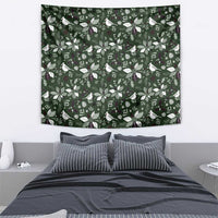 Cardinal Christmas Green Tapestry Xmas Pattern - Wonder Print Shop
