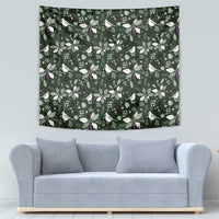 Cardinal Christmas Green Tapestry Xmas Pattern - Wonder Print Shop
