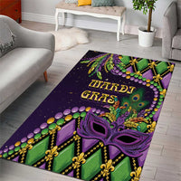 Mardi Gras Area Rug Luxury Mask Fleur De Lis - Wonder Print Shop