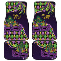 Mardi Gras Car Mats Luxury Mask Fleur De Lis - Wonder Print Shop
