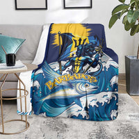 Barbados God Of The Sea Blanket Bajan Flying Fish Special Version