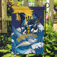 Barbados God Of The Sea Garden Flag Bajan Flying Fish Special Version - Wonder Print Shop