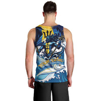 Personalized Barbados God Of The Sea Men Tank Top Bajan Flying Fish Special Version - Wonder Print Shop