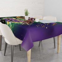 Mardi Gras Tablecloth Carnival Feathers Masks - Wonder Print Shop