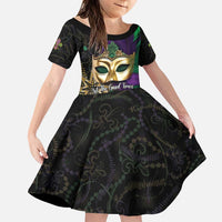 Let The Good Times Roll Mardi Gras Family Matching Puletasi and Hawaiian Shirt Special Version