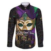 Let The Good Times Roll Mardi Gras Family Matching Puletasi and Hawaiian Shirt Special Version