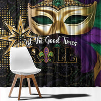 Let The Good Times Roll Mardi Gras Window Curtain Special Version - Wonder Print Shop